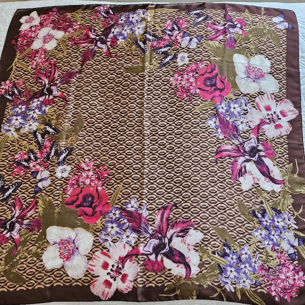 Floral scarf